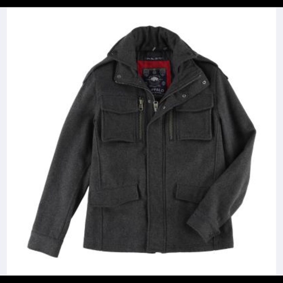 buffalo david bitton wool coat